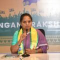 కరువు నివారణలో కాంగ్రెస్ ప్రభుత్వం విఫలం: కల్వకుంట్ల కవిత.